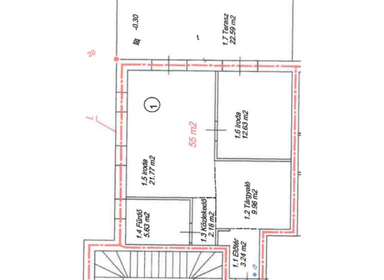 Studio zum Kauf 122.500 € 2 Zimmer 55 m² EG frei ab sofort Zalacsány
