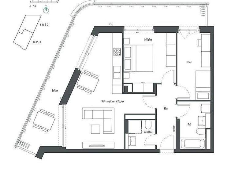 Wohnung zum Kauf - Neubau provisionsfrei 702.000 € 3 Zimmer 82,5 m² 8. Geschoss Franz-Heubl-Straße 1 Ramersdorf-Perlach München 81735