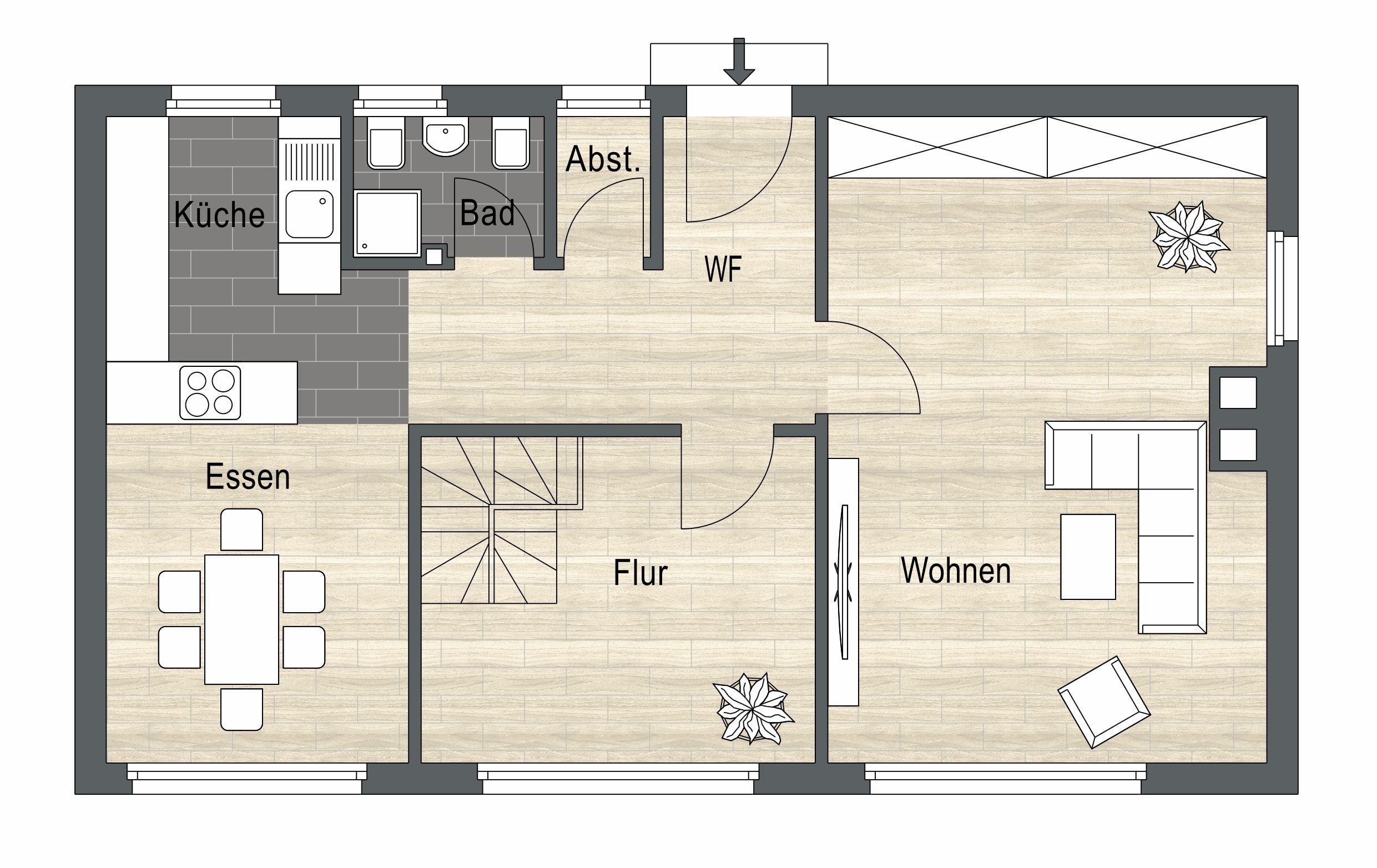 Maisonette zum Kauf 487.000 € 3,5 Zimmer 126,8 m²<br/>Wohnfläche ab sofort<br/>Verfügbarkeit Ost Lörrach 79540