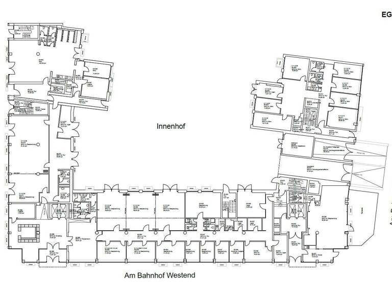 Bürogebäude zur Miete provisionsfrei 17,50 € 156,3 m² Bürofläche teilbar ab 170 m² Charlottenburg Berlin 14059