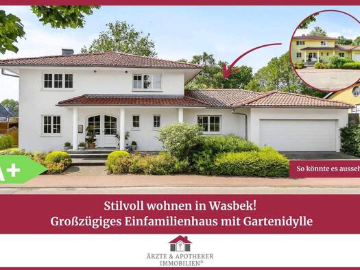 Einfamilienhaus zum Kauf 889.000 € 5 Zimmer 245,6 m² 910 m² Grundstück frei ab sofort Wasbek 24647