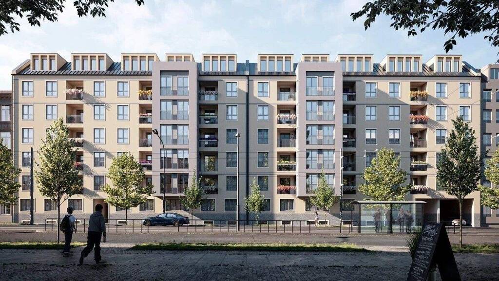 Wohnung zur Miete - Erstbezug 1.120 € 3,5 Zimmer 94,3 m² 4. Geschoss frei ab sofort Torgauer Straße 44a Volkmarsdorf Leipzig 04315