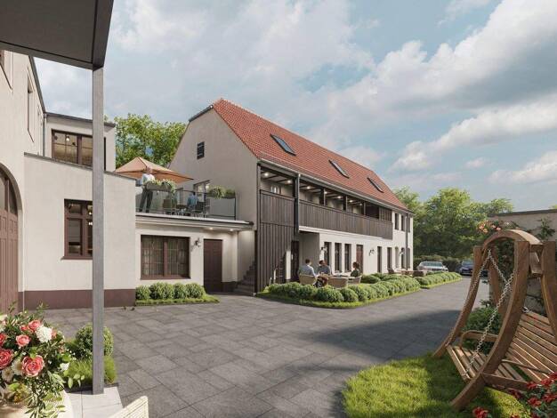 Terrassenwohnung zum Kauf provisionsfrei 224.400 € 1 Zimmer 45,3 m² EG Schkeuditz 04435