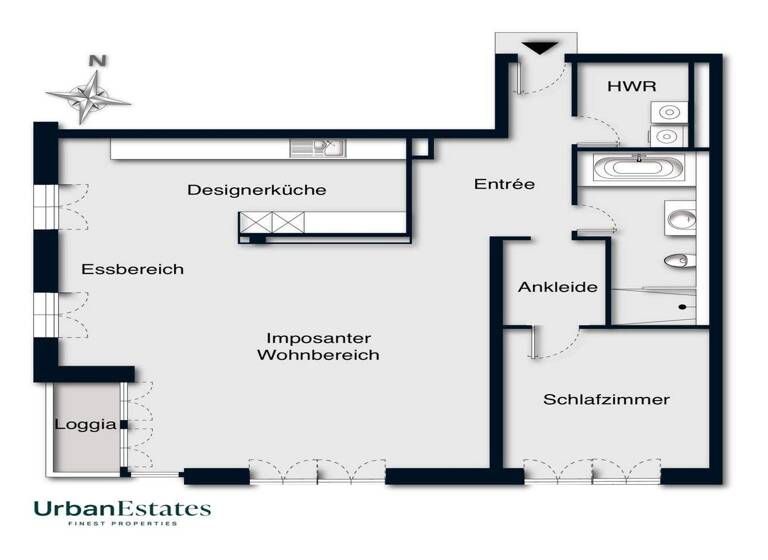 Wohnung zum Kauf 1.180.000 € 2 Zimmer 111,3 m² 3. Geschoss Mitte Berlin / Mitte 10117