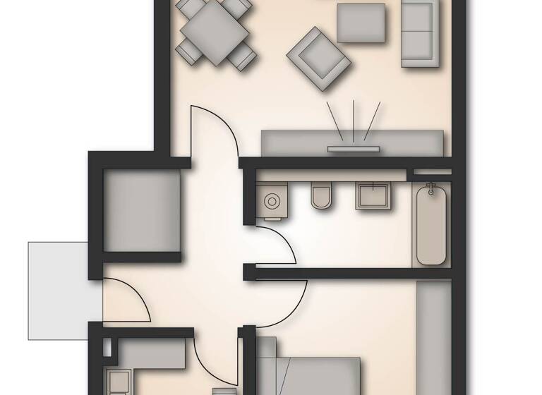 Wohnung zum Kauf 169.500 € 2 Zimmer 64,9 m²<br/>Wohnfläche 2.<br/>Geschoss Leutzsch Leipzig 04179