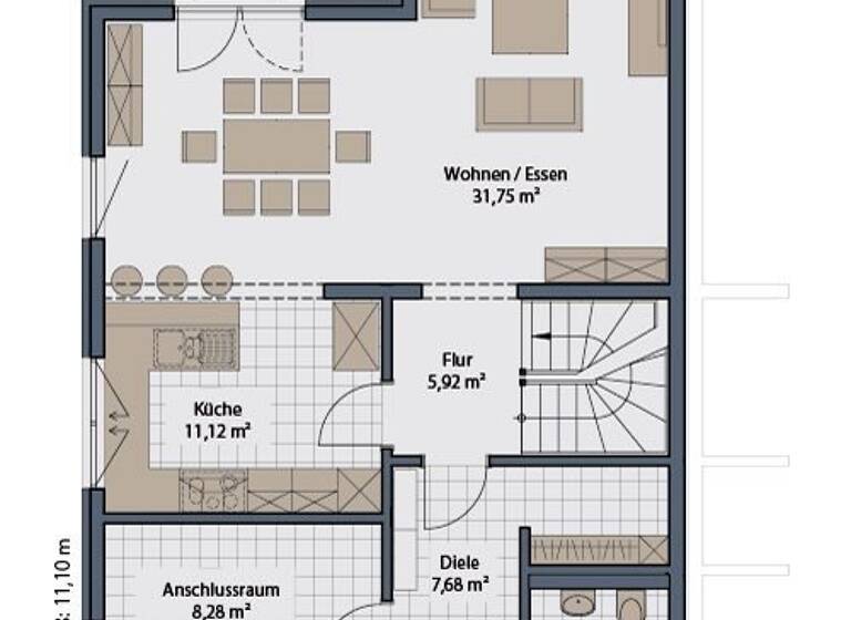 Doppelhaushälfte zur Miete - Erstbezug 1.940 € 4 Zimmer 127 m² 215 m² Grundstück Frickenhausen 72636