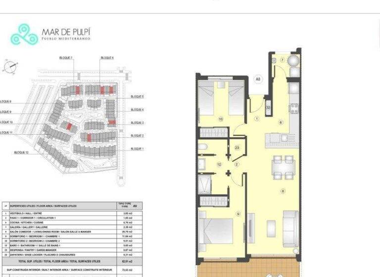 Wohnung zum Kauf 235.000 € 3 Zimmer 89 m² Mar de Pulpi, Almería