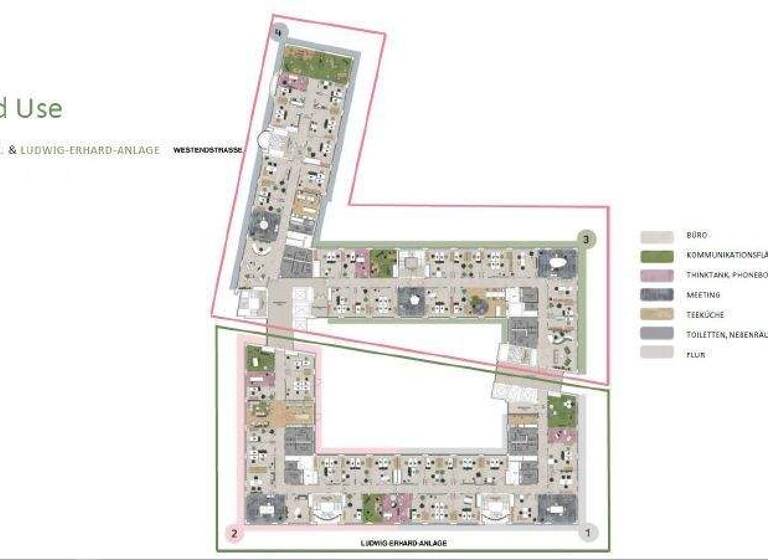 Bürofläche zur Miete provisionsfrei 39 € 17.534 m² Bürofläche teilbar ab 156 m² Westend-Süd Frankfurt am Main 60325