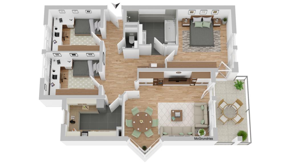 Wohnung zum Kauf provisionsfrei 208.900 € 4 Zimmer 93,6 m²<br/>Wohnfläche 3.<br/>Geschoss Haller Weg 11 Reutenen Heidenheim 89522