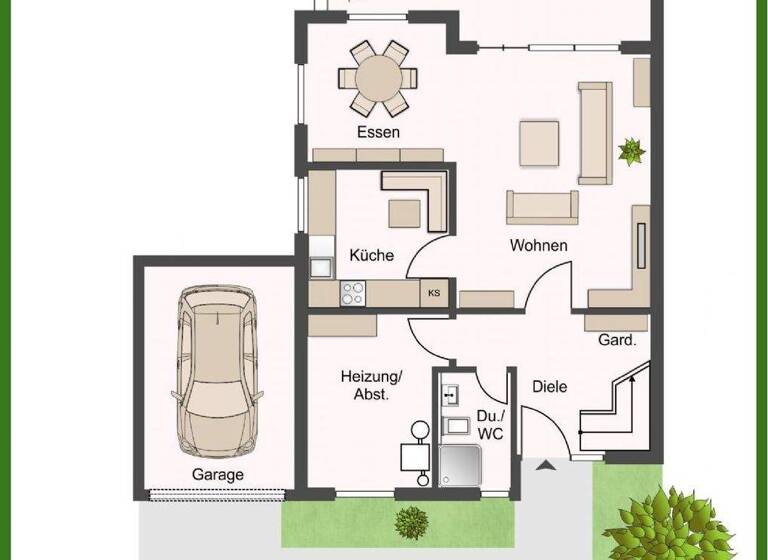 Doppelhaushälfte zum Kauf provisionsfrei 238.000 € 4 Zimmer 111 m² Gommern 39245