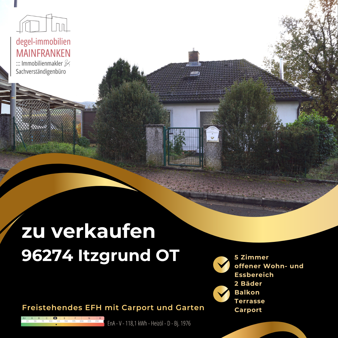 Einfamilienhaus zum Kauf 220.000 € 5 Zimmer 128 m²<br/>Wohnfläche 1.000 m²<br/>Grundstück ab sofort<br/>Verfügbarkeit Kaltenbrunn Itzgrund 96274