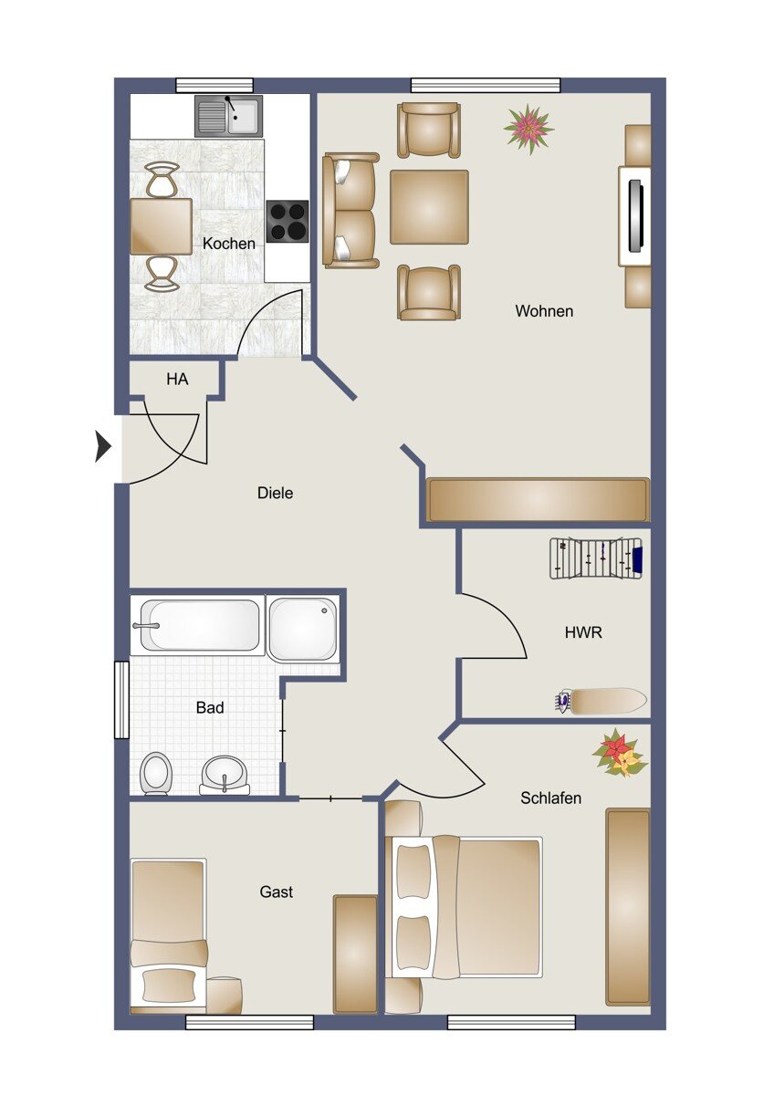 Doppelhaushälfte zum Kauf 269.000 € 3 Zimmer 78 m²<br/>Wohnfläche 336 m²<br/>Grundstück Burhafe Wittmund / Burhafe 26409