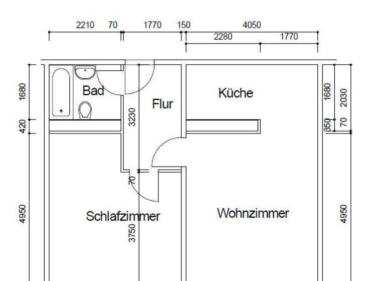 Wohnung zur Miete 395 € 2 Zimmer 54,3 m² 9. Geschoss Friedrich-König-Straße 11 Suhl 98527