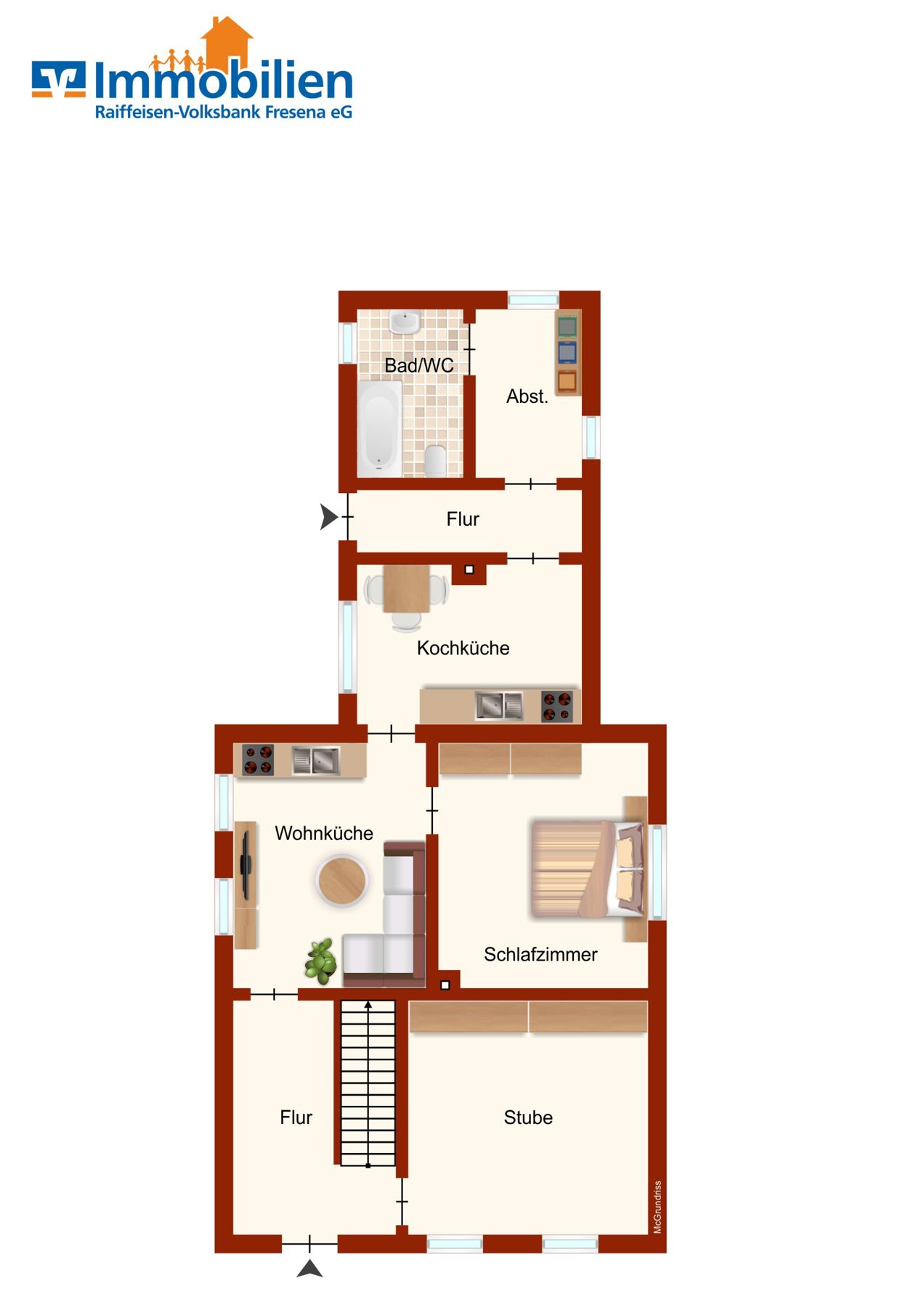 Einfamilienhaus zum Kauf 159.000 € 5 Zimmer 110 m²<br/>Wohnfläche 361 m²<br/>Grundstück Norden Norden 26506