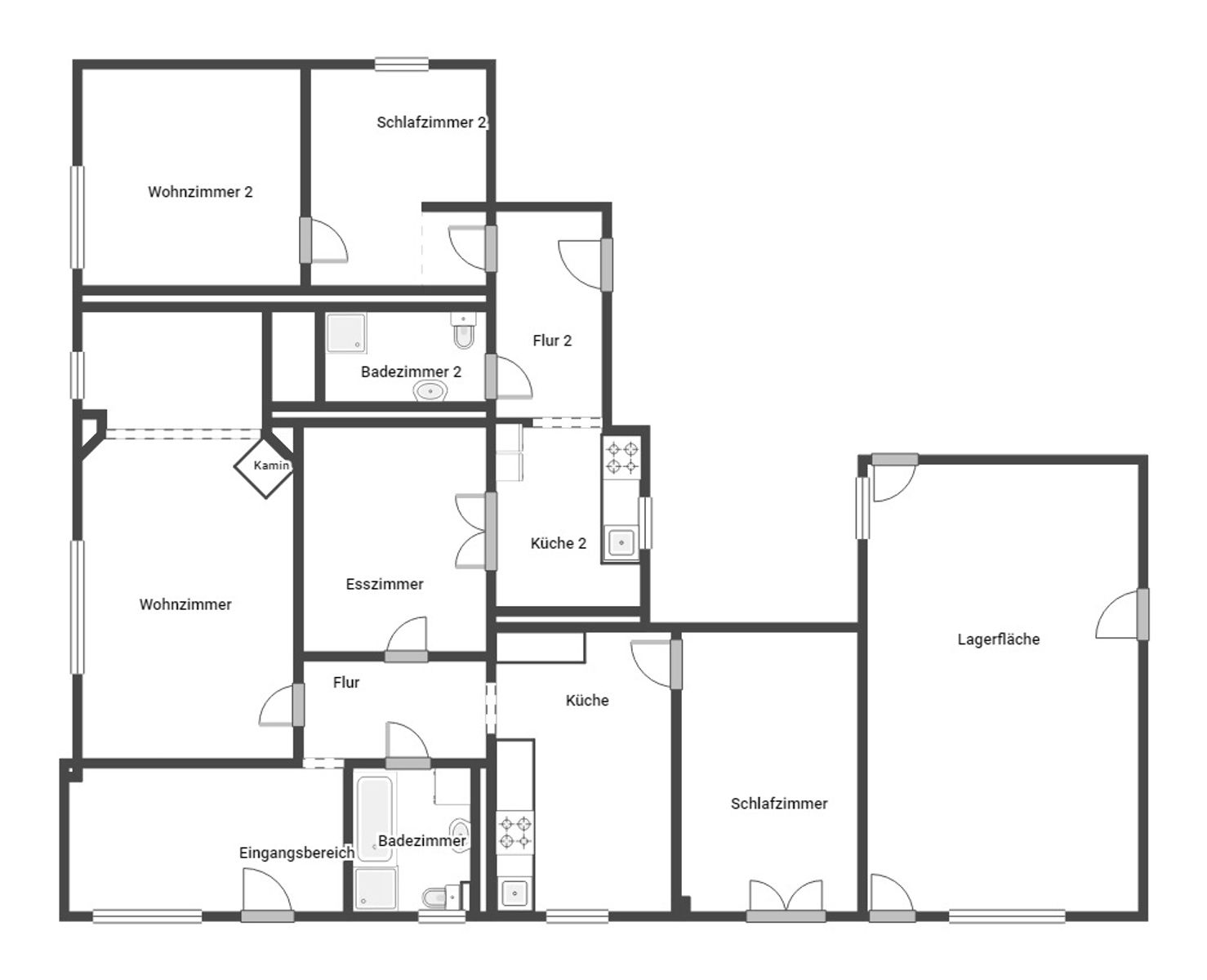 Immobilie zum Kauf als Kapitalanlage geeignet 225.000 € 5 Zimmer 131,8 m²<br/>Fläche 875,1 m²<br/>Grundstück Königshorst Fehrbellin 16833