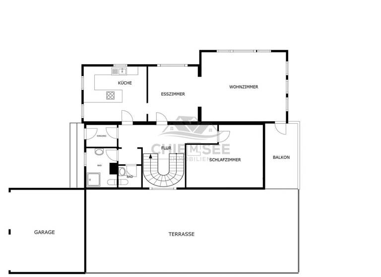 Einfamilienhaus zum Kauf 895.000 € 6 Zimmer 207 m² 1.107 m² Grundstück frei ab sofort Schloßbergstraße 16 Sondermoning Nußdorf 83365