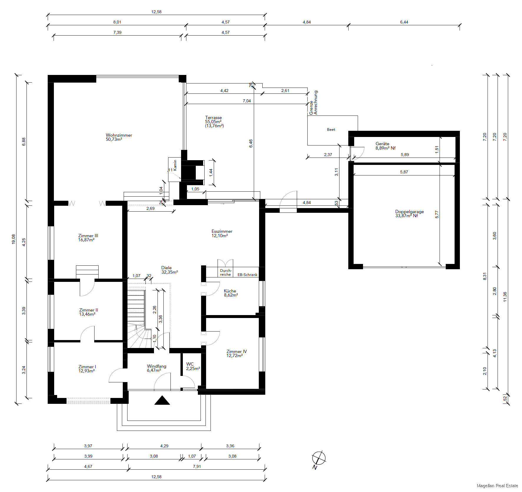 Einfamilienhaus zum Kauf 1.150.000 € 10 Zimmer 298 m²<br/>Wohnfläche 1.840 m²<br/>Grundstück Oberneuland Bremen 28355