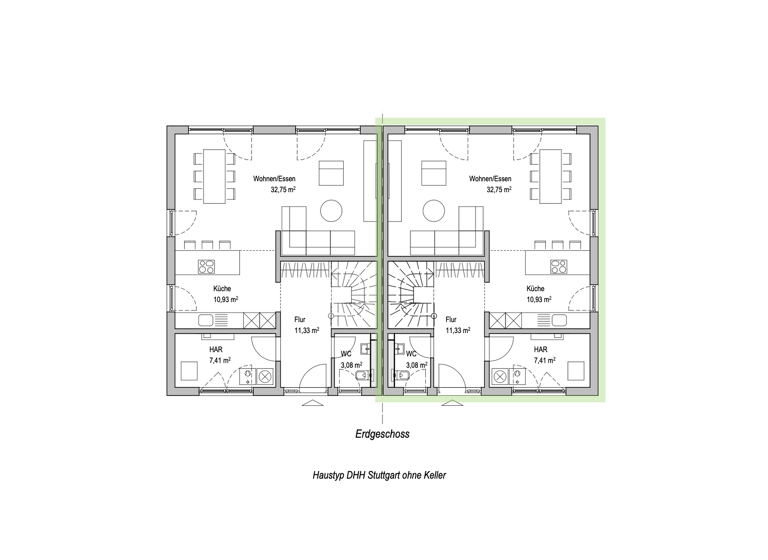 Doppelhaushälfte zum Kauf - Erstbezug 1.257.000 € 5 Zimmer 167 m² 408 m² Grundstück Neuried 82061