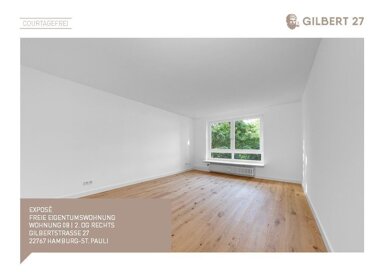 Wohnung zum Kauf provisionsfrei 379.000 € 2 Zimmer 52,6 m² 2. Geschoss frei ab sofort Gilbertstraße 27 St.Pauli Hamburg 22767