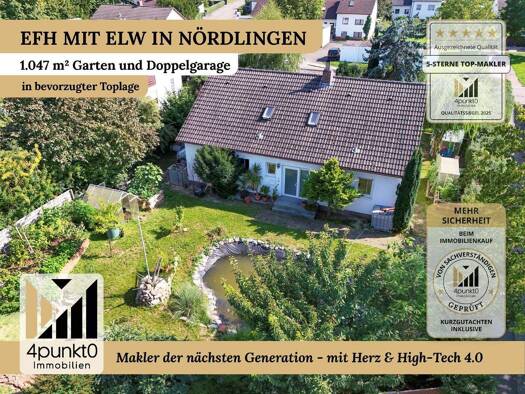 Mehrfamilienhaus zum Kauf 475.000 € 8 Zimmer 165 m² 1.047 m² Grundstück frei ab 01.12.2026 Nördlingen 86720