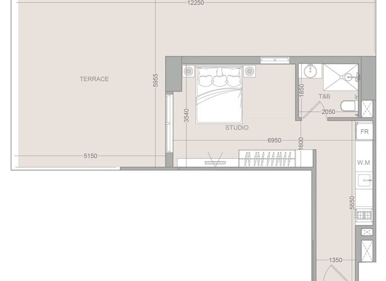 Wohnung zum Kauf provisionsfrei 350.137 € 2 Zimmer 83,5 m² Dubai 00000