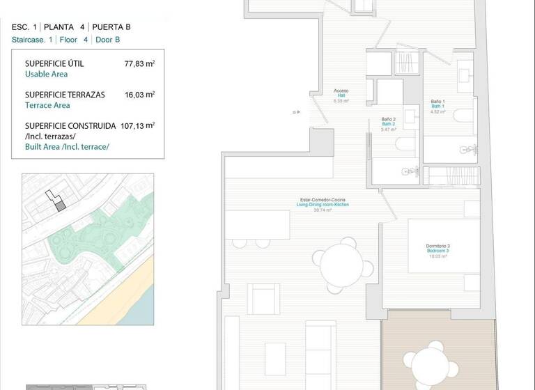 Wohnung zum Kauf provisionsfrei 575.000 € 3 Zimmer 77 m² Villajoyosa