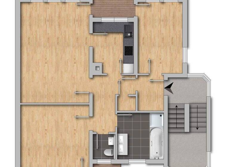 Wohnung zum Kauf 280.000 € 3 Zimmer 85 m² 1. Geschoss Roth 91154