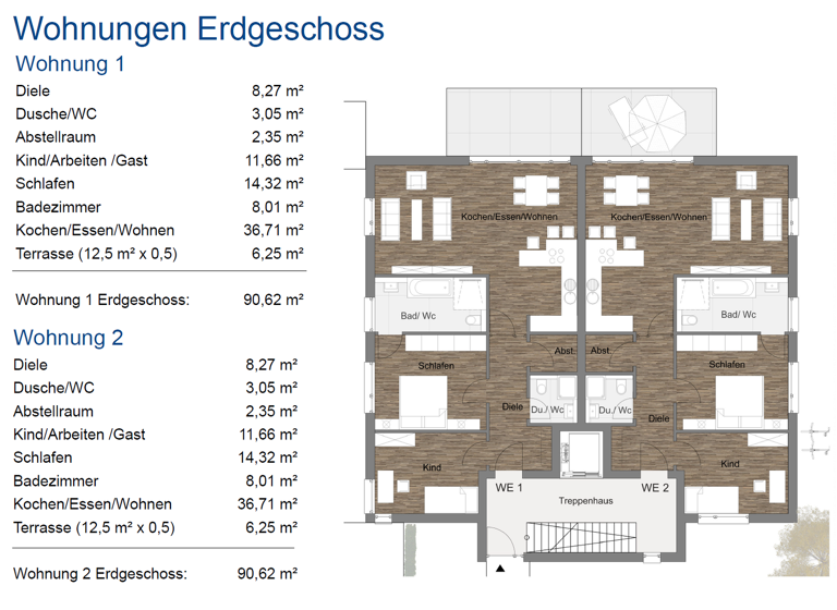 Wohnung zum Kauf - Erstbezug provisionsfrei 388.760 € 3 Zimmer 90,6 m² 3 Geschosse frei ab 31.12.2028 Im Königsort 8 Methler Kamen 59174