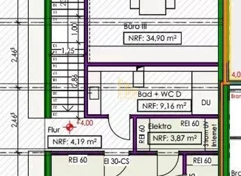 Bürofläche zur Miete provisionsfrei 1.295 € 68 m² Bürofläche rue martin maas 6 Echternach 6468