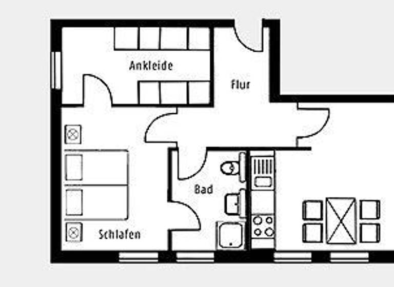 Studio zum Kauf 295.000 € 2 Zimmer 59 m² frei ab sofort Binz Ostseebad Binz 18609