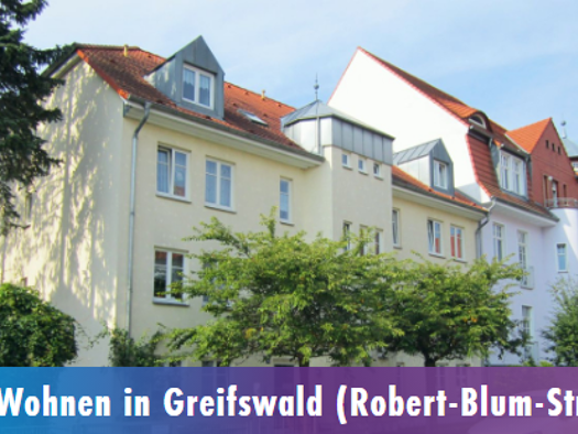 Wohnung zur Miete 601 € 2 Zimmer 70,8 m² 2. Geschoss frei ab sofort Robert-Blum-Str. 17 Nördliche Mühlenvorstadt Greifswald 17489