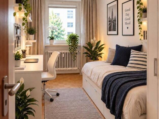 WG-Zimmer zur Miete auf Zeit 390 € 13 m² 1. Geschoss frei ab 01.10.2026 Im Hirschmorgen 18 Leimen Leimen 69181