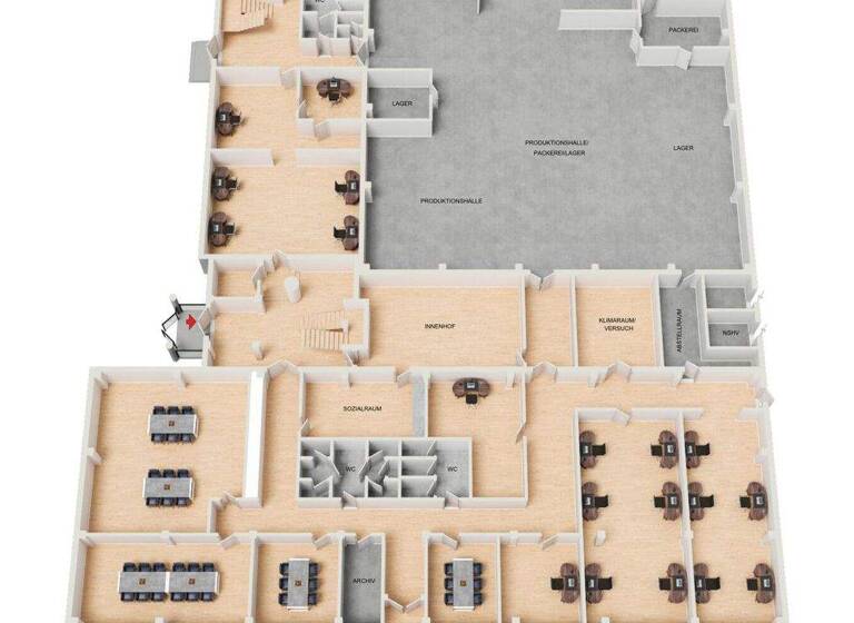 Bürofläche zur Miete 24.000 € 2.005 m² Bürofläche Sandwiese Alsbach-Hähnlein 64665