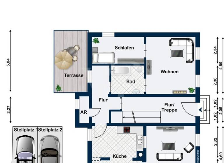 Mehrfamilienhaus zum Kauf 450.000 € 8 Zimmer 247 m² 380 m² Grundstück Langenzenn 90579