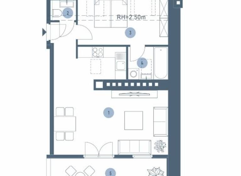 Wohnung zum Kauf 465.000 € 2 Zimmer 54 m² Schönbrunner Straße 24 Wien 1050