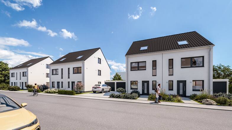 Doppelhaushälfte zum Kauf - Neubau provisionsfrei 423.500 € 5,5 Zimmer 122 m² 274 m² Grundstück Holtkamp / Kirchspiel Pelkum Hamm 59077