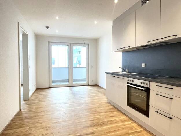 Wohnung zur Miete - Erstbezug 726 € 2 Zimmer 44 m² Geschoss 1/3 frei ab sofort Bahnhofstraße 6 Tettnang Tettnang 88069