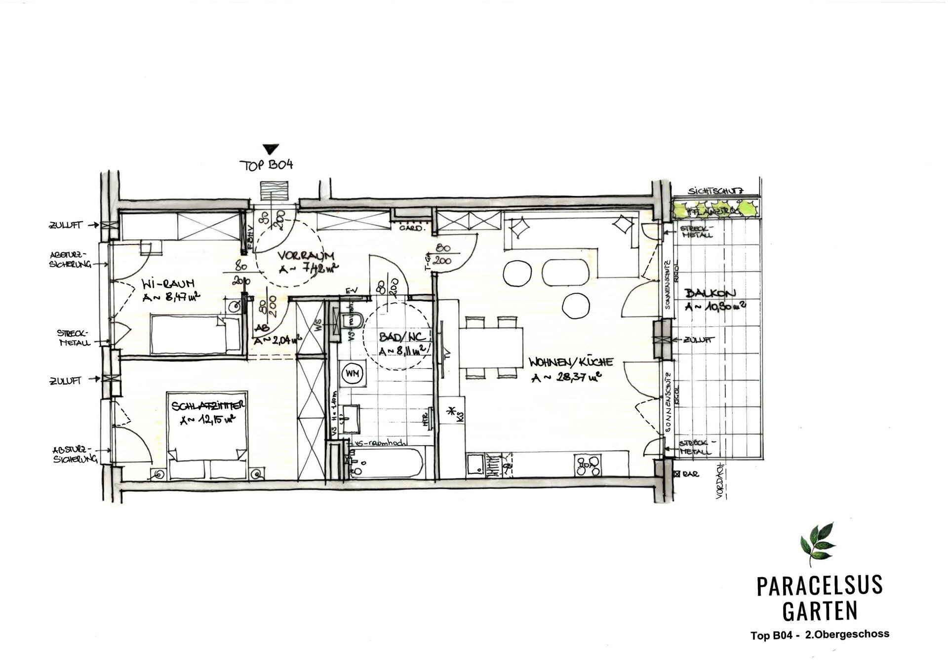 Wohnung zum Kauf 559.800 € 3 Zimmer 66,6 m²<br/>Wohnfläche Salzburg Salzburg 5020