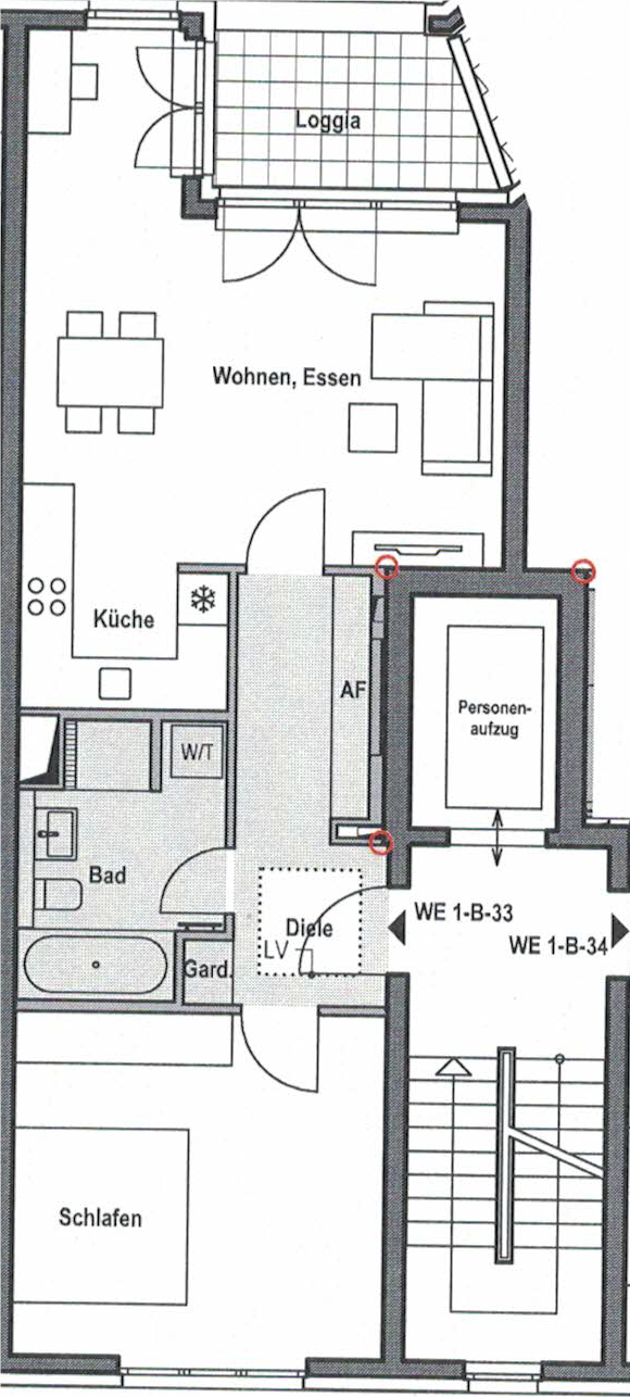 Studio zur Miete 1.350 € 2 Zimmer 66 m²<br/>Wohnfläche 2.<br/>Geschoss ab sofort<br/>Verfügbarkeit Halensee Berlin 10711