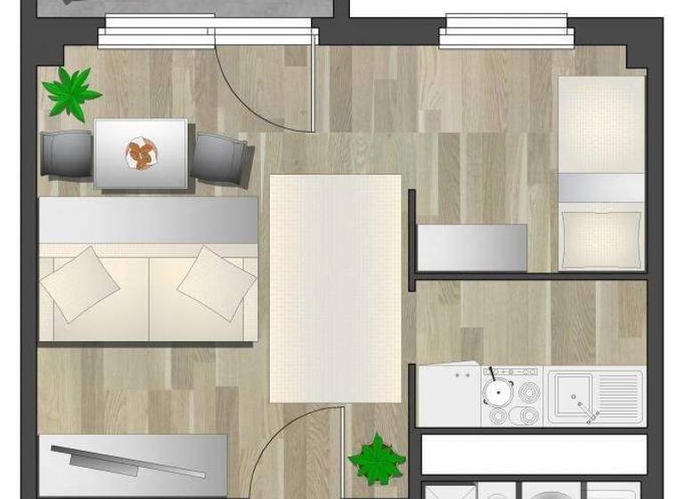 Studio zur Miete 215 € 1 Zimmer 34,3 m² 4. Geschoss frei ab 01.08.2026 Walter-Ranft-Str. 1 Hutholz Chemnitz 09123