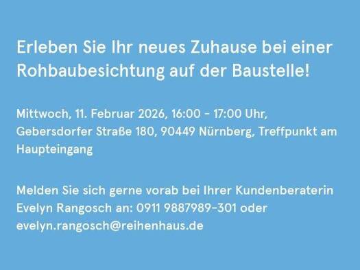 Reihenmittelhaus zum Kauf - Erstbezug provisionsfrei 424.299 € 3 Zimmer 85 m² 103,8 m² Grundstück Kunigund-Niklasin-Straße 42 Gebersdorf Nürnberg 90449