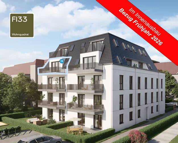 Wohnung zum Kauf - Neubau provisionsfrei 688.700 € 3 Zimmer 82,6 m² 3. Geschoss Filandastr. 33 Steglitz Berlin 12169