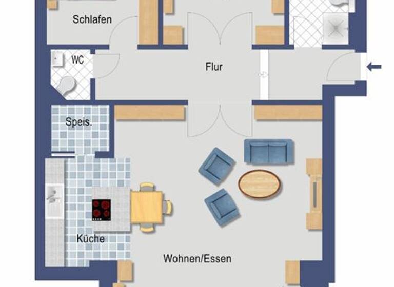 Wohnung zum Kauf 525.000 € 3 Zimmer 103 m²<br/>Wohnfläche Veilhof Nürnberg 90489