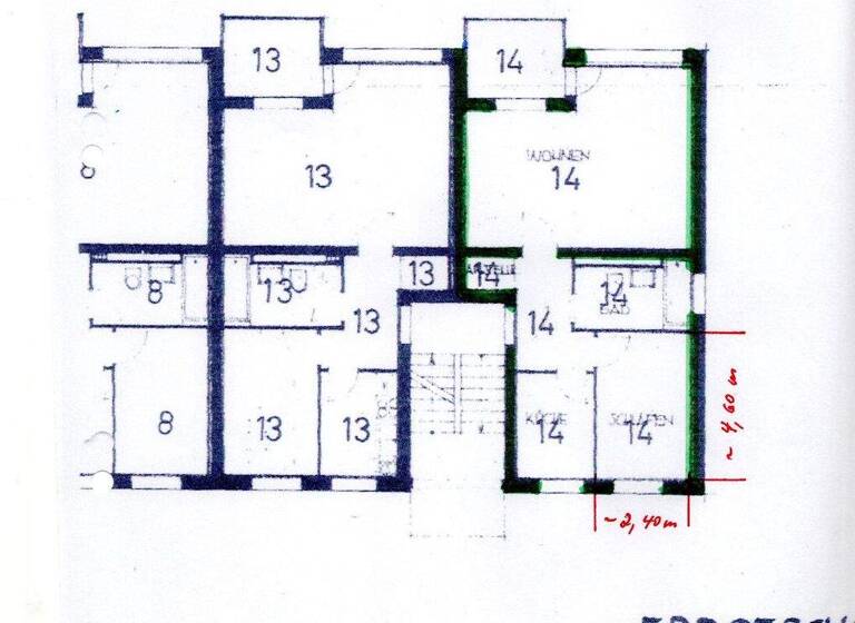 Wohnung zur Miete 330 € 2 Zimmer 49 m² EG frei ab sofort Kuhlenkamp 34 Kattenberg Goslar 38640