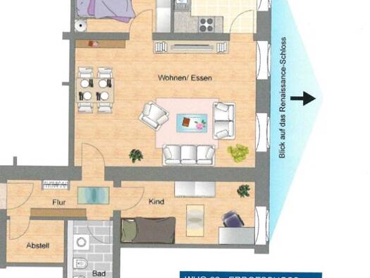 Wohnung zum Kauf 270.000 € 3 Zimmer 85,9 m² EG Schönfeld Dresden 01328
