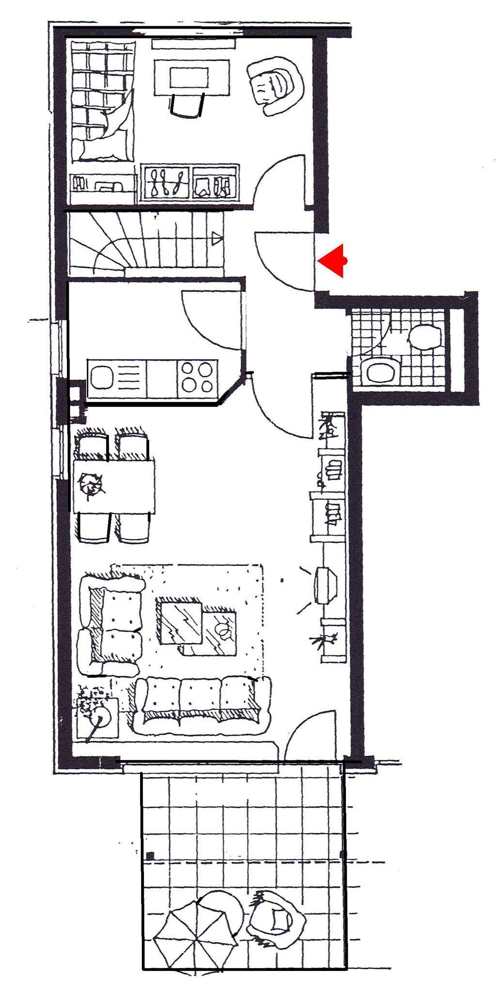 Maisonette zum Kauf 59.500 € 3 Zimmer 65,4 m²<br/>Wohnfläche EG<br/>Geschoss Mühlbach Frankenberg 09669