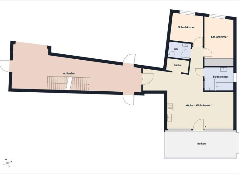 Wohnung zur Miete 3 Zimmer 71 m² 1. Geschoss Hauptstraße 22 Muntlix 6835