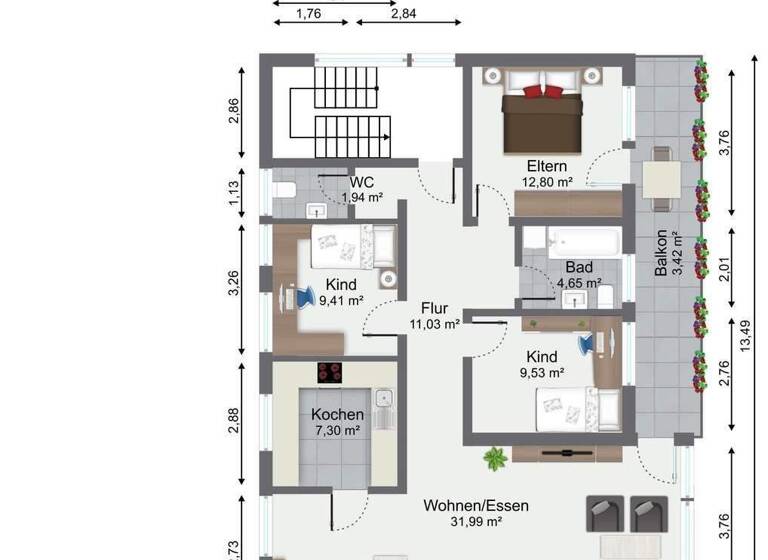 Mehrfamilienhaus zum Kauf provisionsfrei 337.000 € 10 Zimmer 211 m² 1.002 m² Grundstück Lichtenberg Morsbach 51597
