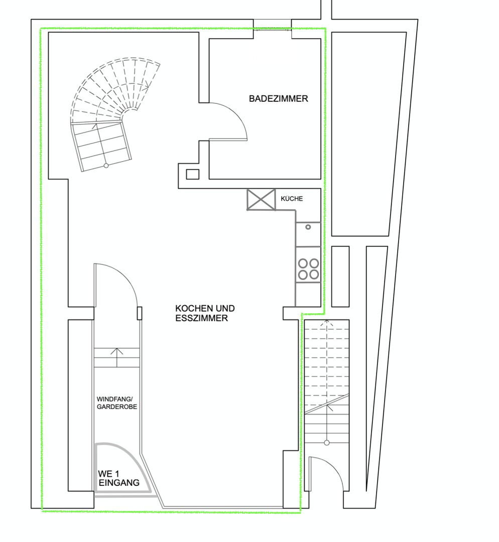 Wohnung zur Miete 550 € 5 Zimmer 110 m²<br/>Wohnfläche EG<br/>Geschoss 01.03.2025<br/>Verfügbarkeit Turmstraße 11 Osterburken Osterburken 74706