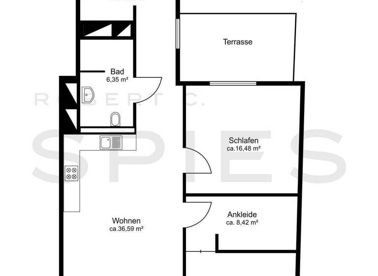 Wohnung zur Miete - Erstbezug 1.550 € 3 Zimmer 105 m² Innenstadt Oldenburg 26122